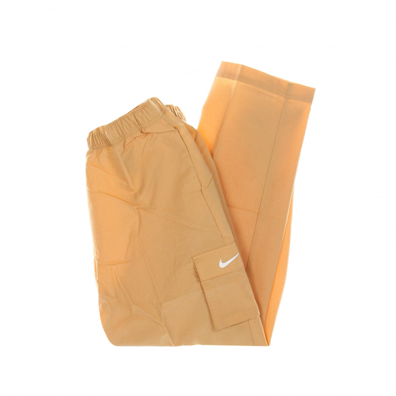 Damen-Trainingshose W Sportswear Essential Woven High-Rise Pant Cargo Harvest Moon/weiB