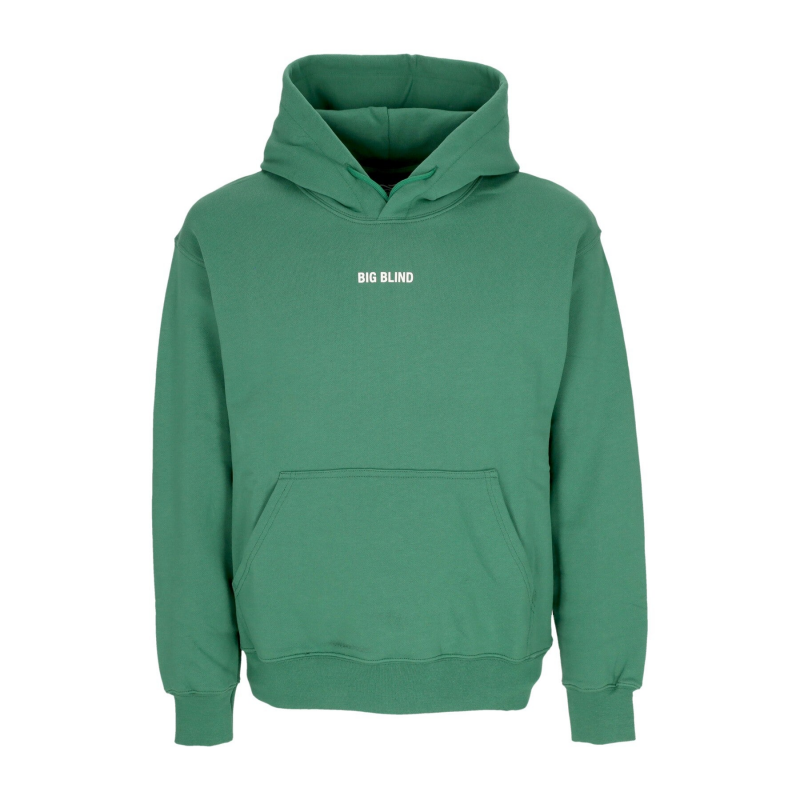 Leichter Herren-Hoodie Ribs Blind Hoodie Grune Flasche