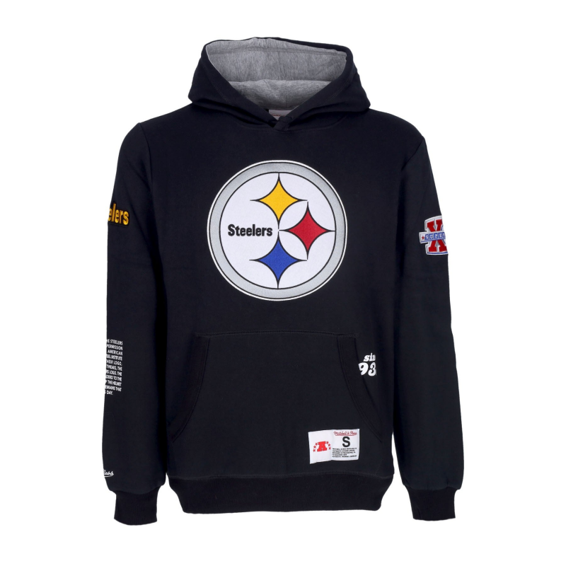Herren Kapuzenpullover Nfl Team Origins Fleece Hoodie Pitste Schwarz