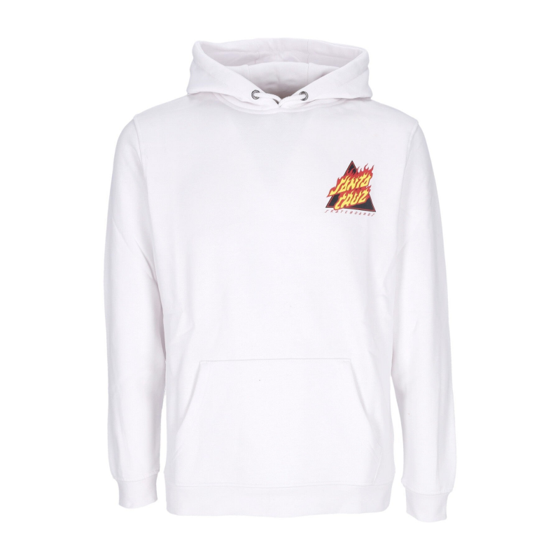 Herren Kapuzenpullover Flamed Not A Dot Hood WeiB