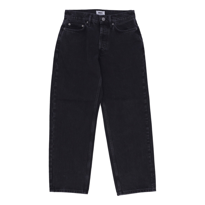 Herrenjeans Hardwork Denim Faded Schwarz