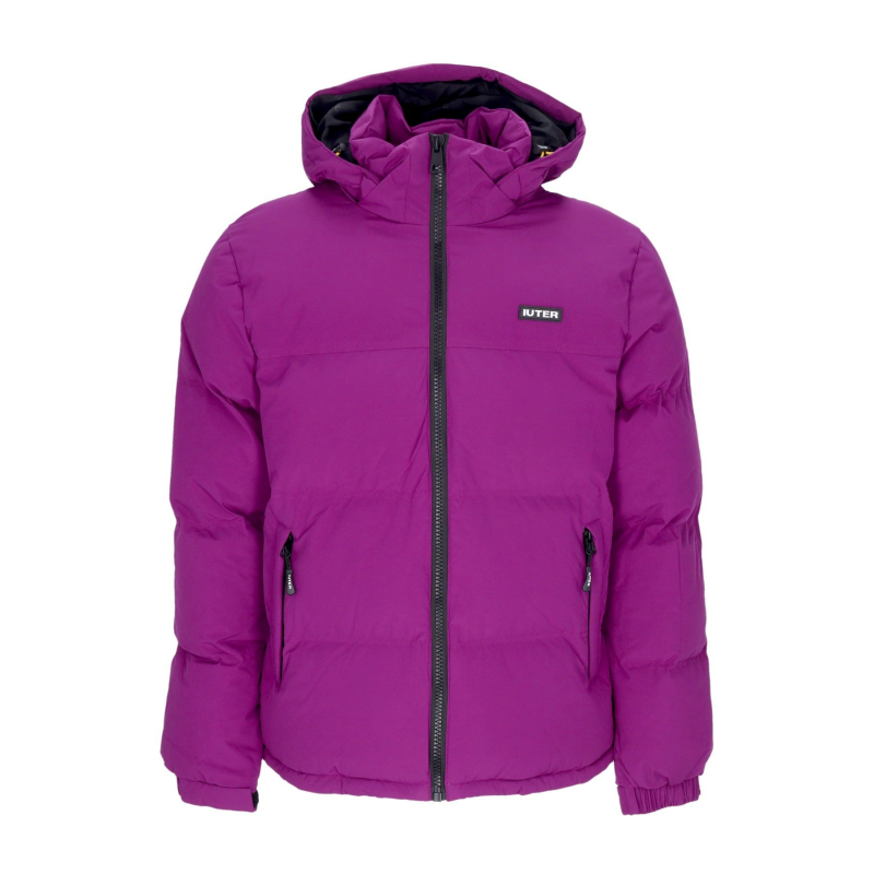 Herren Pufferjacke Lila Daunenjacke