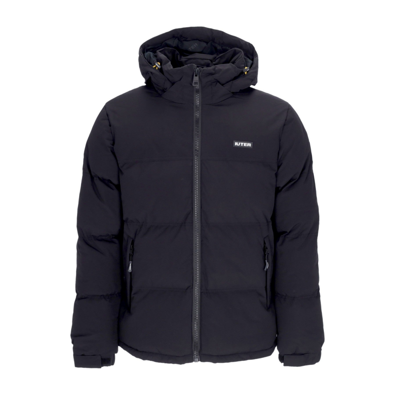 Herren-Pufferjacke Schwarz