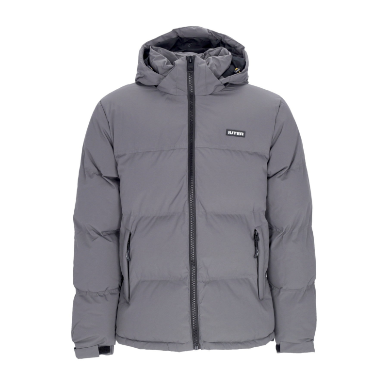 Herren-Pufferjacke Dunkelgrau