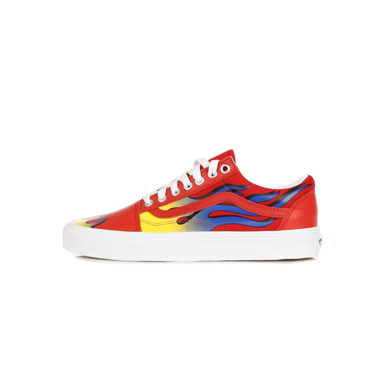 Old Skool Herren-Halbschuh in Rot/True Blue