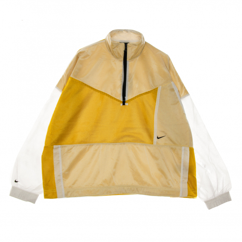 W Sportswear Tech Pack Jacket Woven Mesh Damen-Trainingsjacke Dark Citron/White/Black
