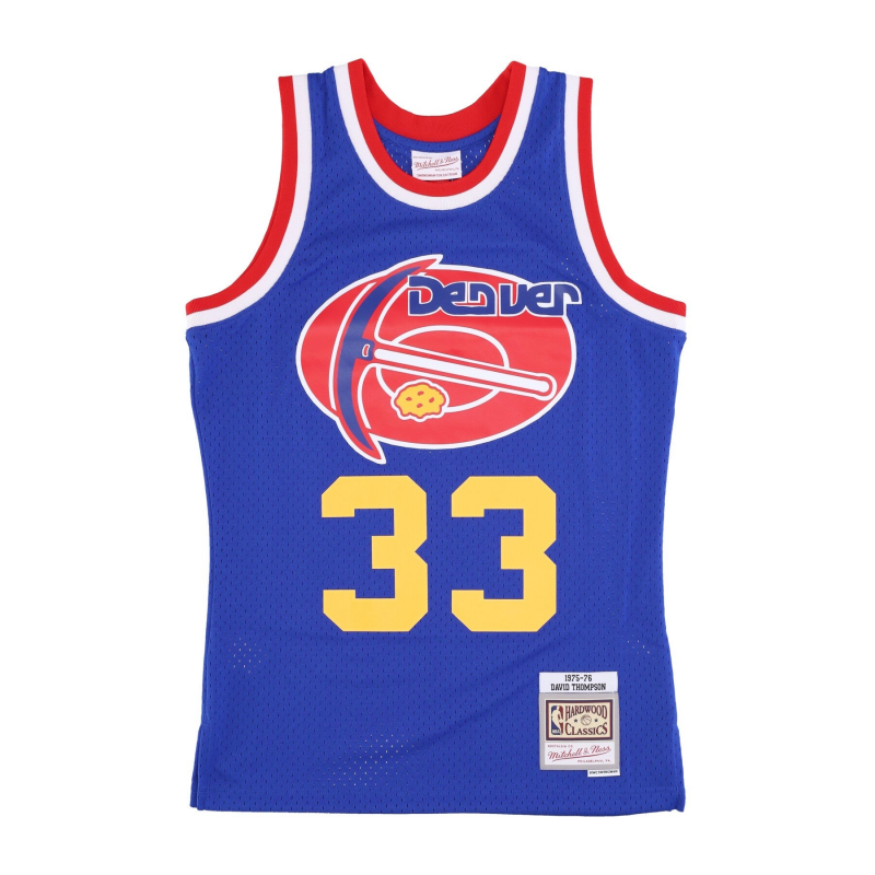 Herren-Basketball-Tanktop Nba Dark Jersey Hardwood Classics Nr. 33 Thompson 1975-76 Dennug