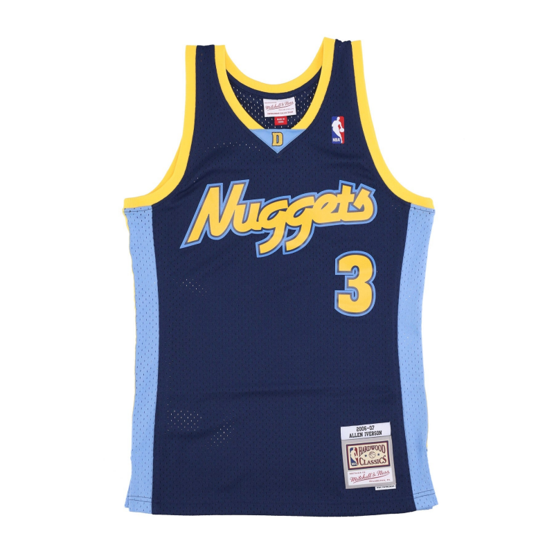 Herren-Basketball-Tanktop Nba Alternate Jersey Hardwood Classics Nr. 3 Allen Iverson 2006–07 Dennug