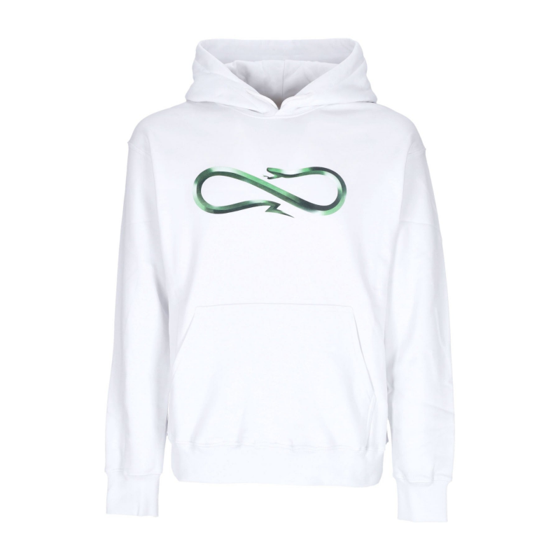 Herren Kapuzenpullover Logo Steel Hoodie WeiB