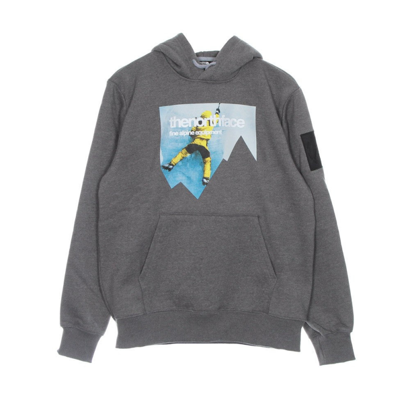 Herren-Hoodie Mountain Heavyweight Po Hoodie Medium Grey Heather