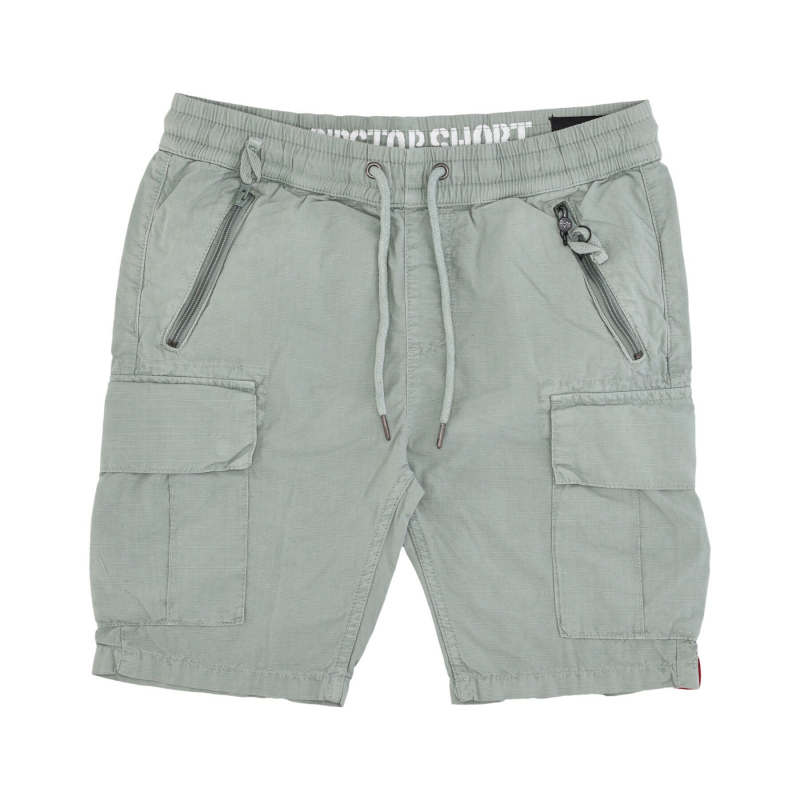 Kurze Ripstop-Jogginghose fur Herren, staubiges Grun
