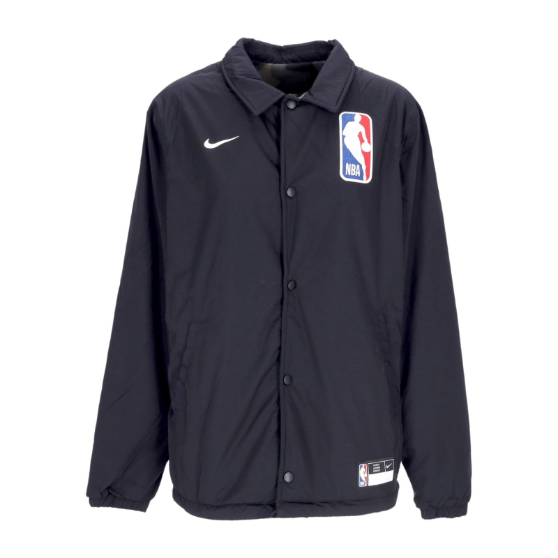 Coach Jacket Herren NBA Team 31 Courtside Wendejacke Schwarz