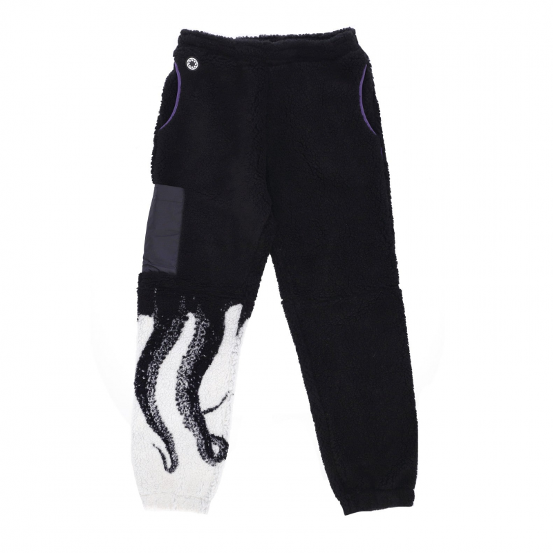 Seitliche Sherpa-Hose fur Herren, WeiB