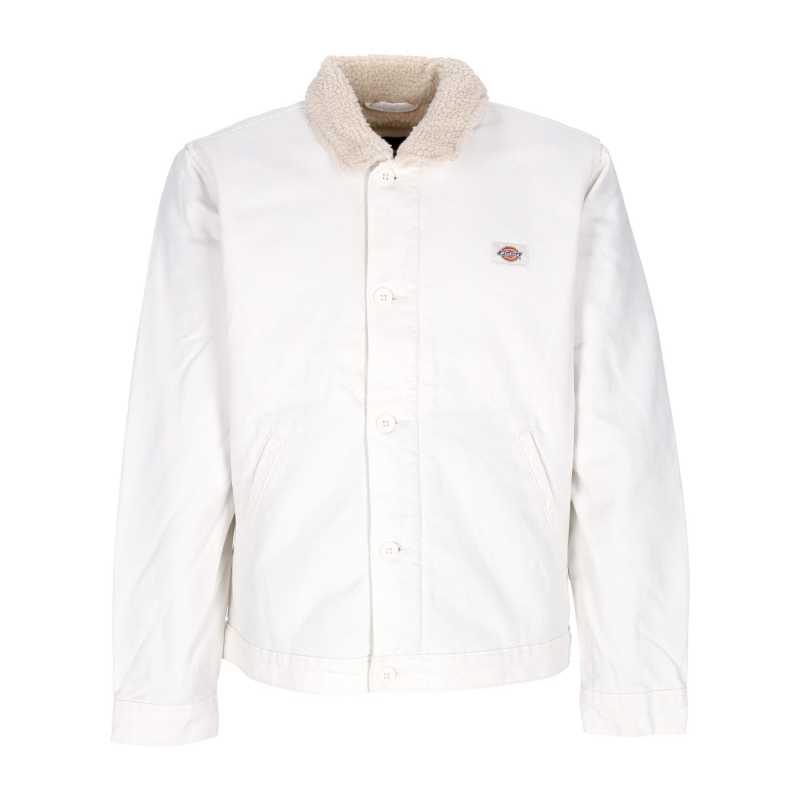 Herren-Arbeitsjacke Duck Canvas Deckjacke Stone Washed Cloud