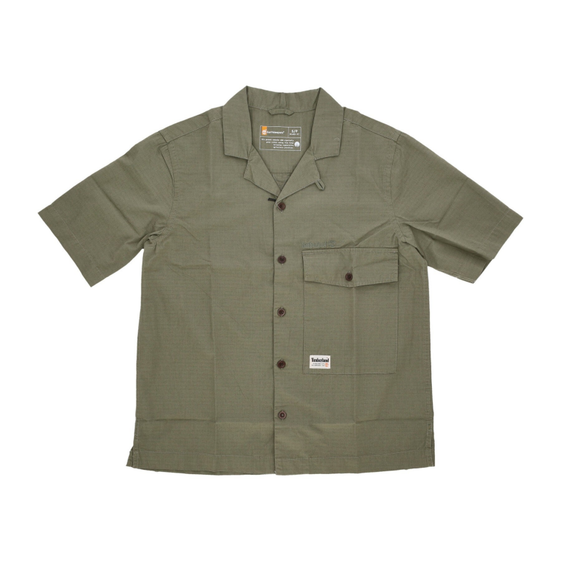 Herren Kurzarmhemd Wf Roc Shop Shirt Cassel Earth