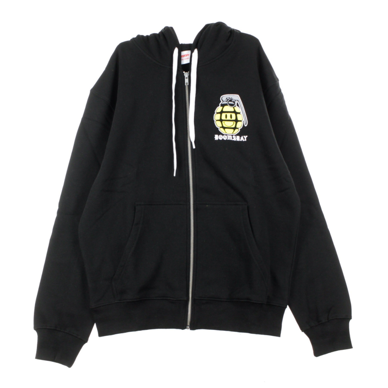 Hoodie Zip Man R.o.o.t. Schwarz