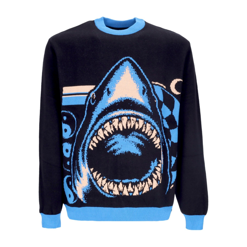 Shark Trip Knit Crew Herrenpullover Multi