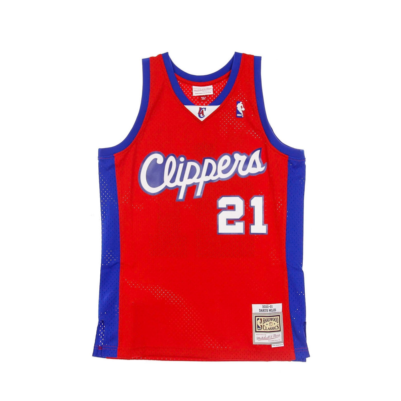 Herren-Basketball-Tanktop Nba Swingman-Trikot Hardwood Classics Nr. 21 Darius Miles 2000–01 Loscli Road