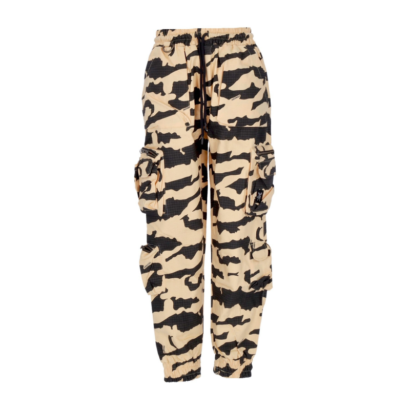 Lange Cargohose fur Herren von Retrofuture, Pfirsich-Camouflage