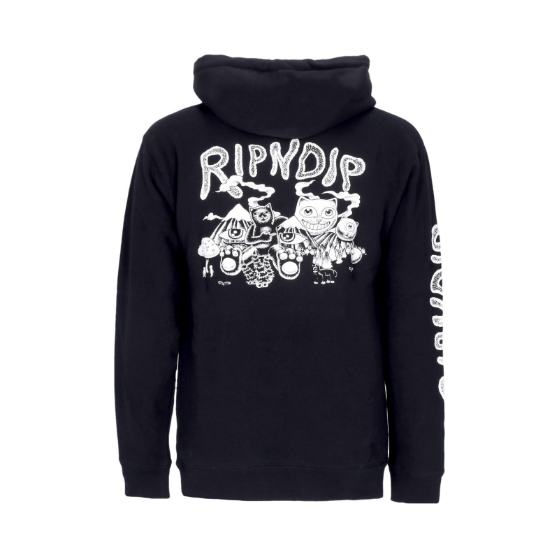 Herren Dark Twisted Hoodie Schwarz