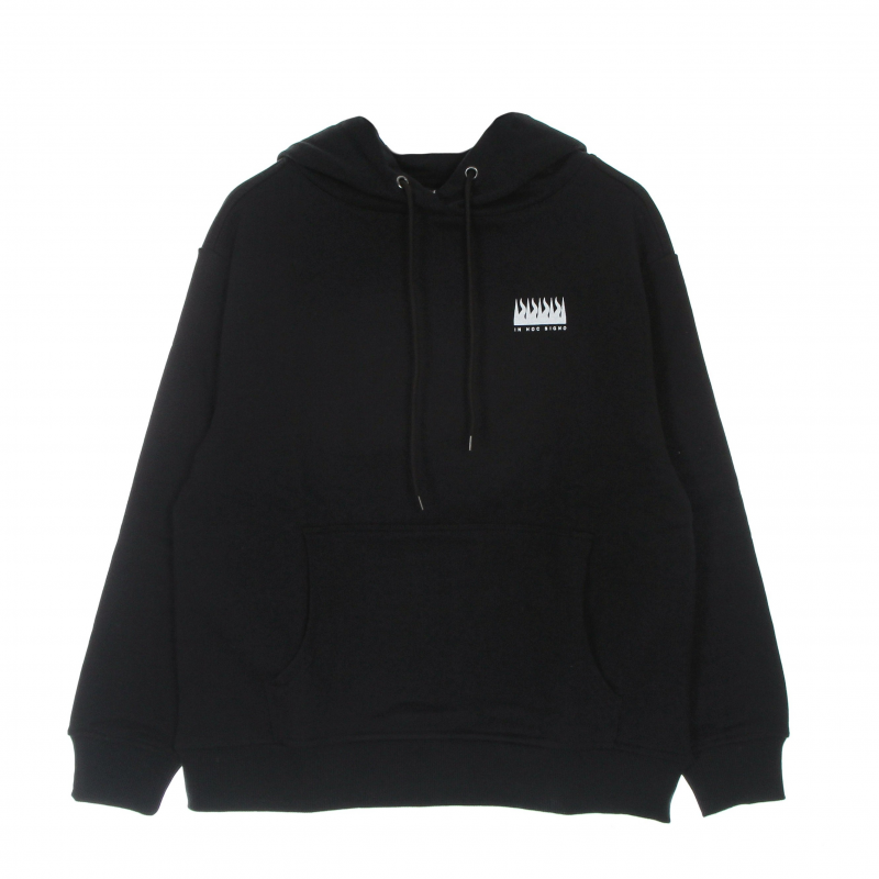 Leichtes Herren-Sweatshirt mit Kapuze Respect Your Demon Basic Hoodie Schwarz