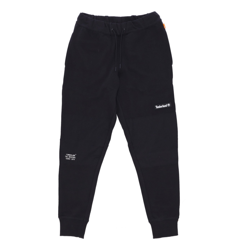 Leichte Herren-Cargo-Sweatpants in Schwarz