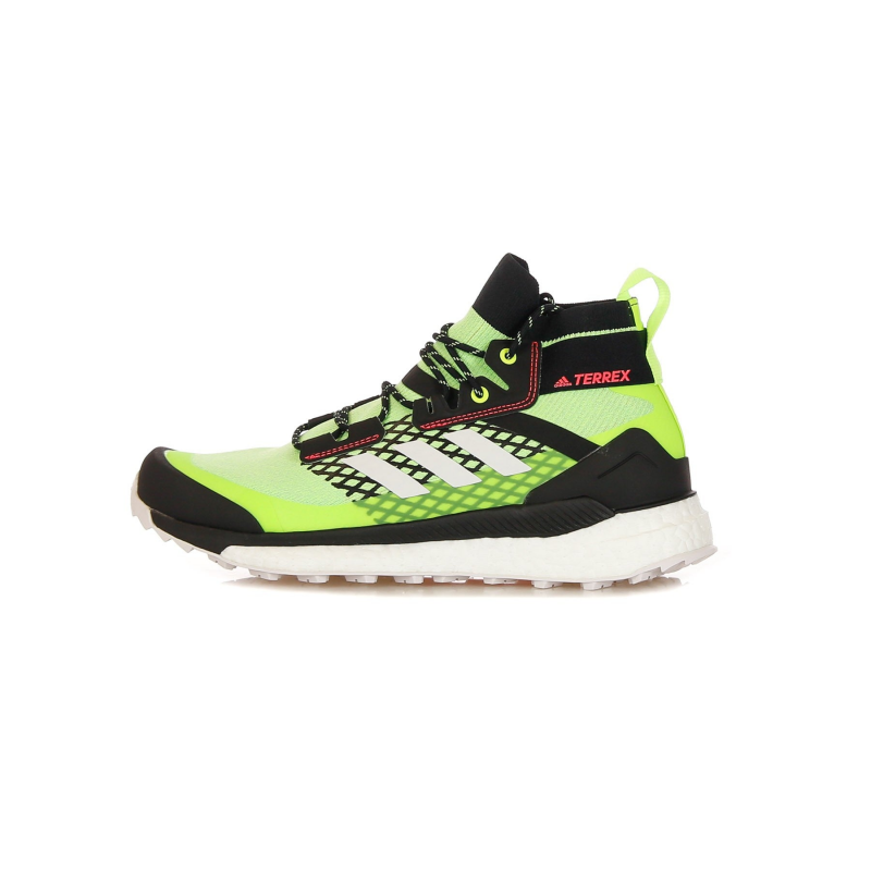 Terrex Free Hiker Herren-Hochschuh Signalgrun/KristallweiB/Signalrosa
