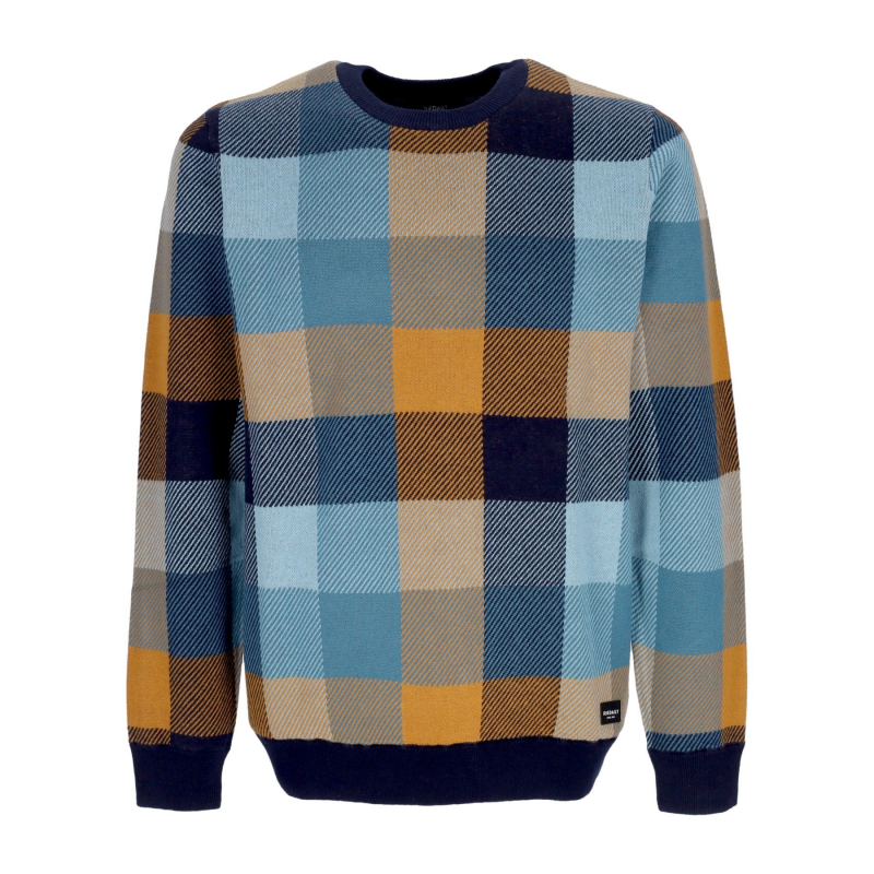 Shufflemania Knit Lightweight Herrenpullover Blue Beryl