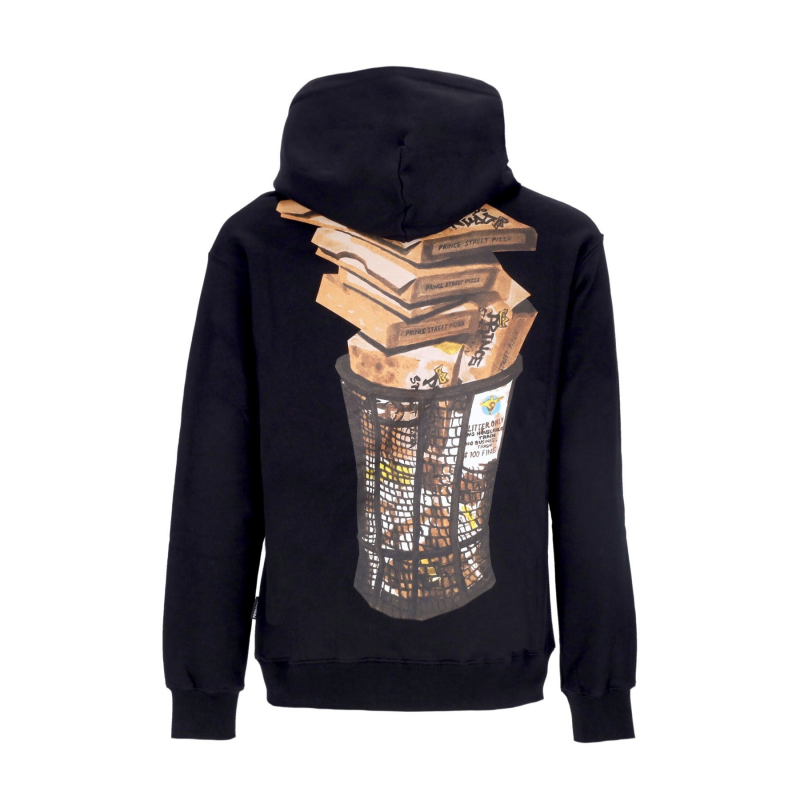 Herren Kapuzenpullover Prince Hoodie Schwarz