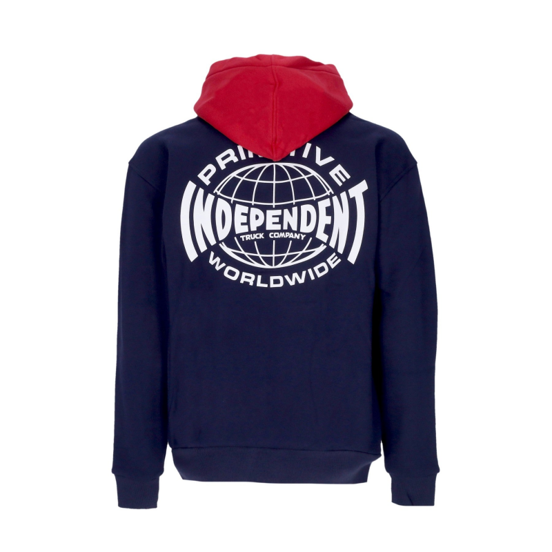 Global Two Tone Hood X Independent Navy Herren-Hoodie