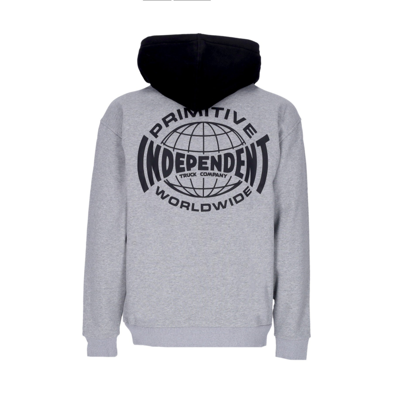 Global Two Tone Hood X Independent Grauer Herren-Hoodie