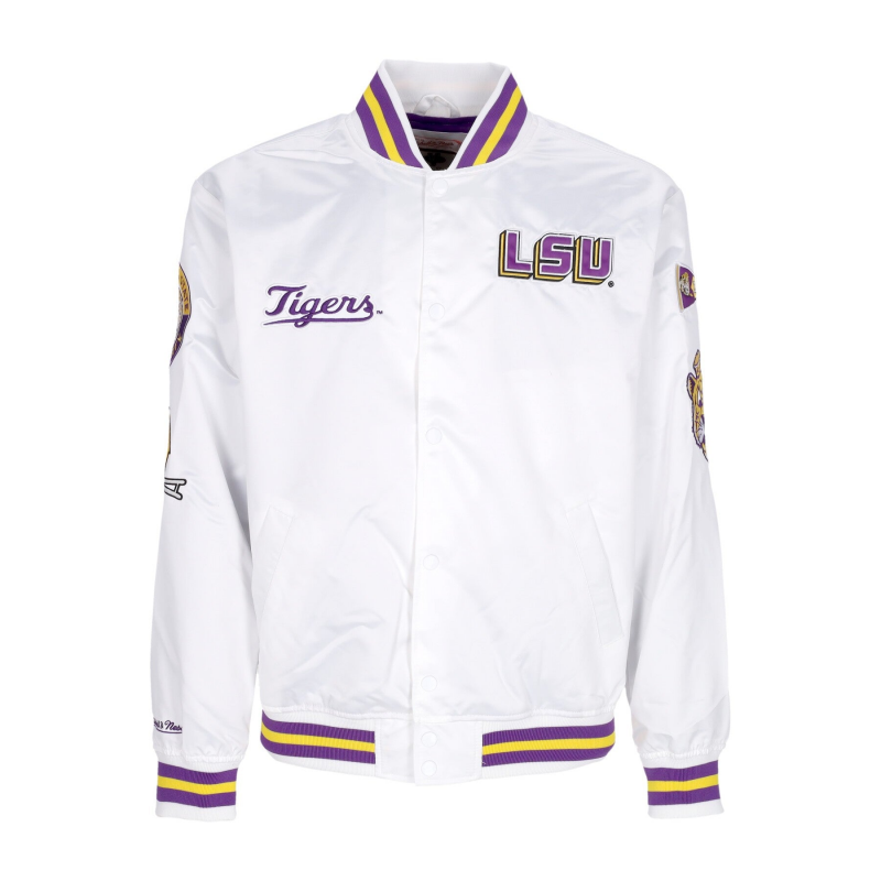 Herren Bomberjacke Ncaa Hometown Lw Satinjacke Loutig