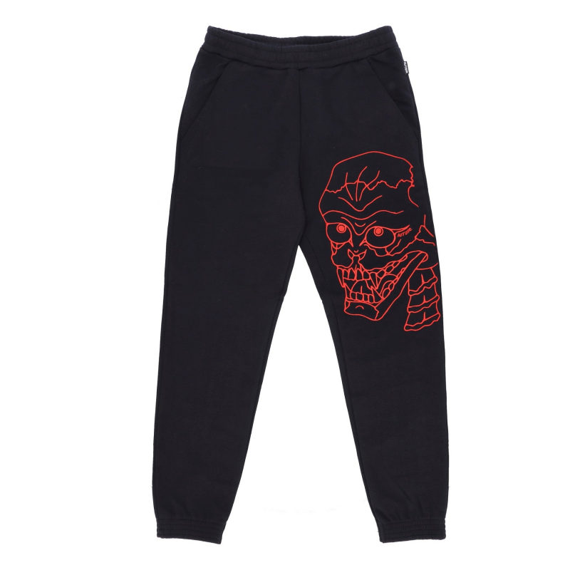 Herren Jogginghose Skull Sweatpant Schwarz
