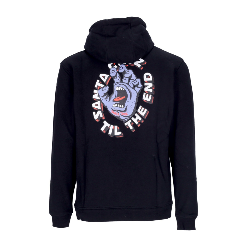 Herren Kapuzenpullover Til The End Hand Hood Schwarz