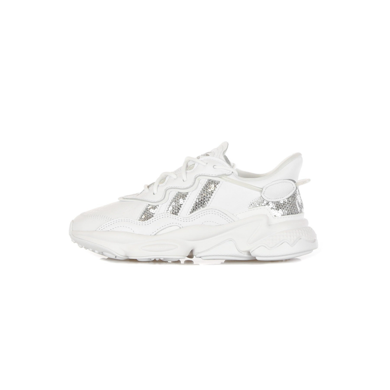 W Ozweego Damen-Halbschuh Cloud White/Silver Metallic/Cloud White
