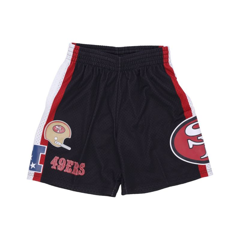 Herren-Basketballshorts Nfl Hometown Mesh Short Saf49e Schwarz