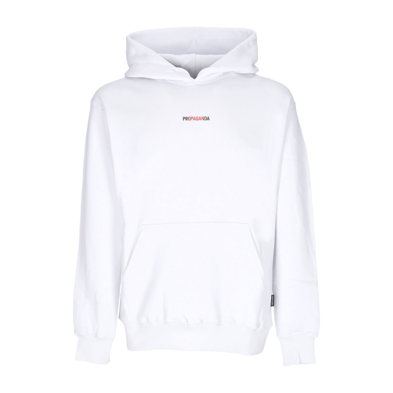 Rippen-Kapuzenpullover fur Herren, WeiB