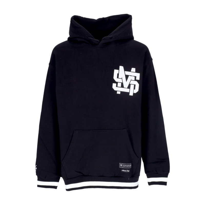 Herren Kapuzenpullover Monogram Hoodie Schwarz