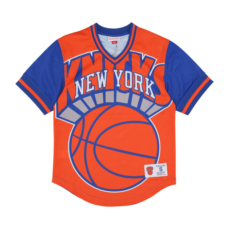 NBA Jumbotron 3.0 Mesh Neykni-Trikot mit V-Ausschnitt fur Herren, Mehrfarbig/WeiB