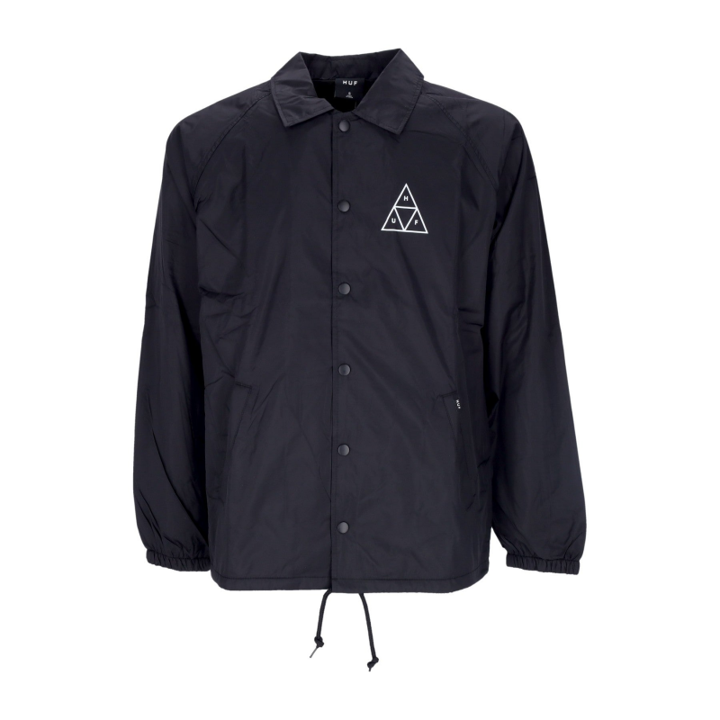 Coach-Jacke Herren Essentials Coaches-Jacke Schwarz