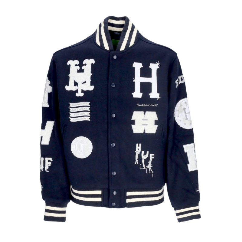 20 Year Classic H Varsity Jacket Herren Collegejacke Navy