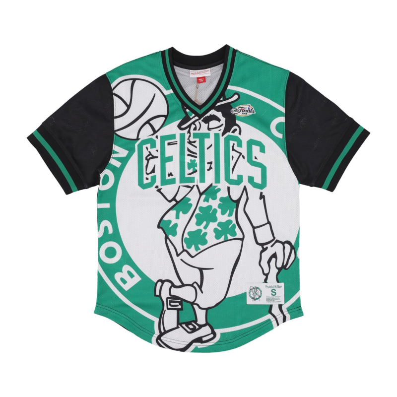 Herren NBA Jumbotron 3.0 Mesh-Jacke mit V-Ausschnitt Boscel Multi/WeiB