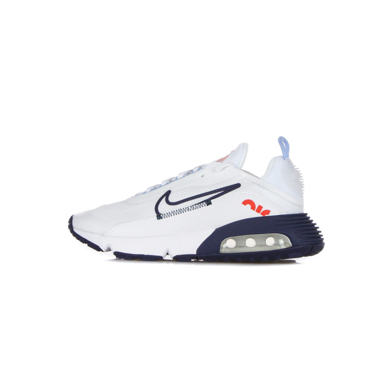 Air Max 2090 Herren-Halbschuh in WeiB/Midnight Navy/Chile Red