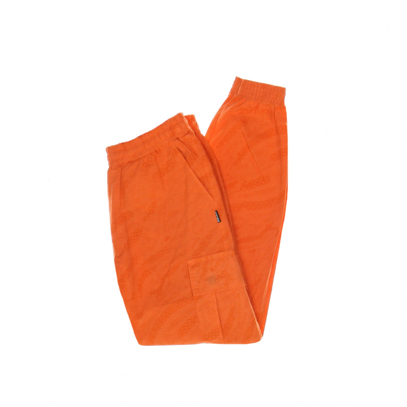 Lange Herren-Deco-Cargo-Jogginghose Orange