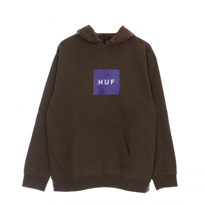 Essentials Box Logo Herren Hoodie P/o Hoodie Braun