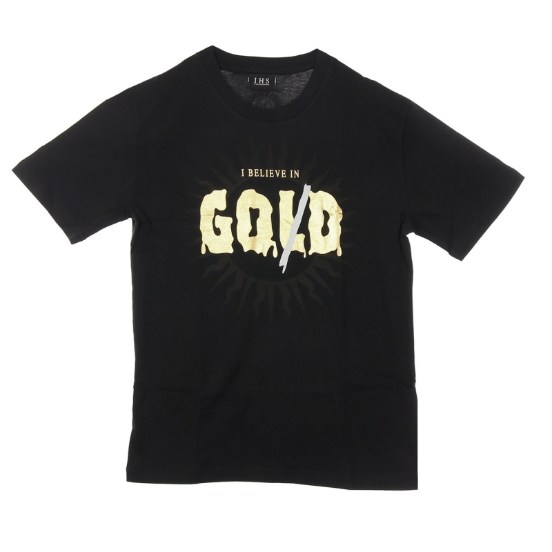 God Gold Tee Schwarzes Herren-T-Shirt