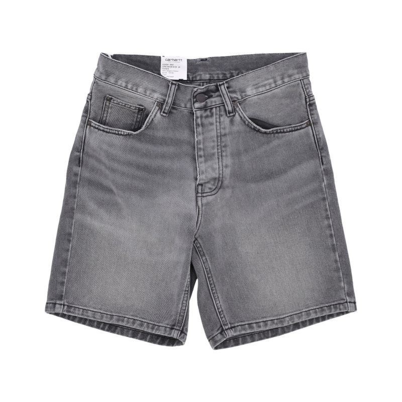 Herren Jeans Newel Short Schwarz Light Used Wash