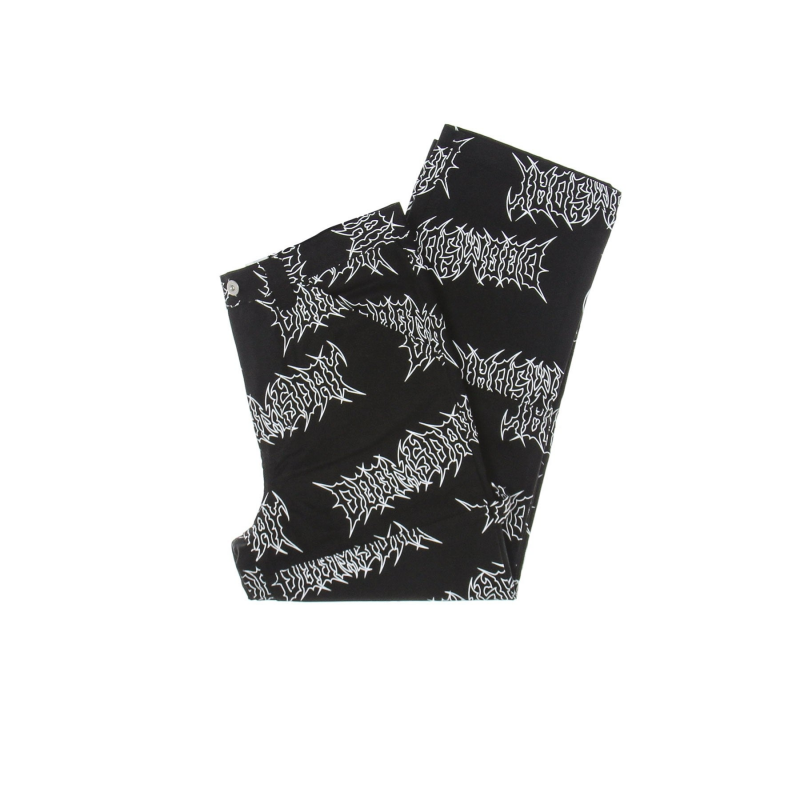 Graffpunk Canvas Hose Schwarze lange Herrenhose