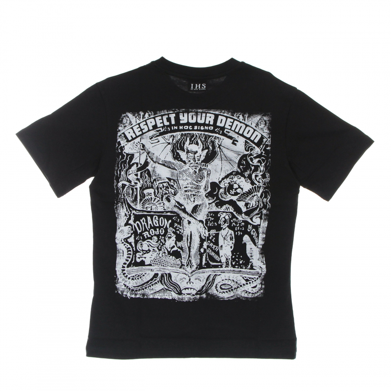 Respect Your Demon Herren T-Shirt Basic Tee Schwarz