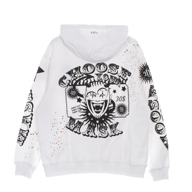 Herren leichte Hoodie Wahlen Sie Ihre Maske Hoodie WeiB